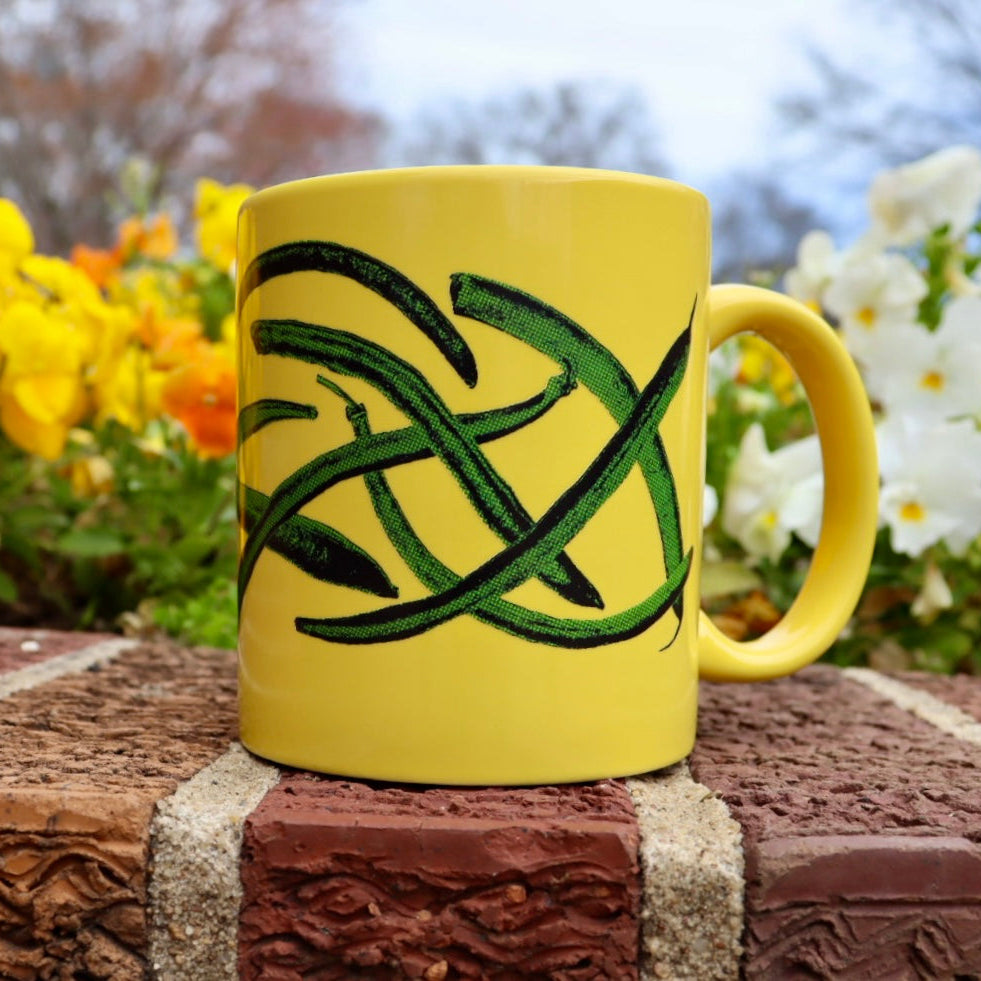 Retro Green Bean Mug